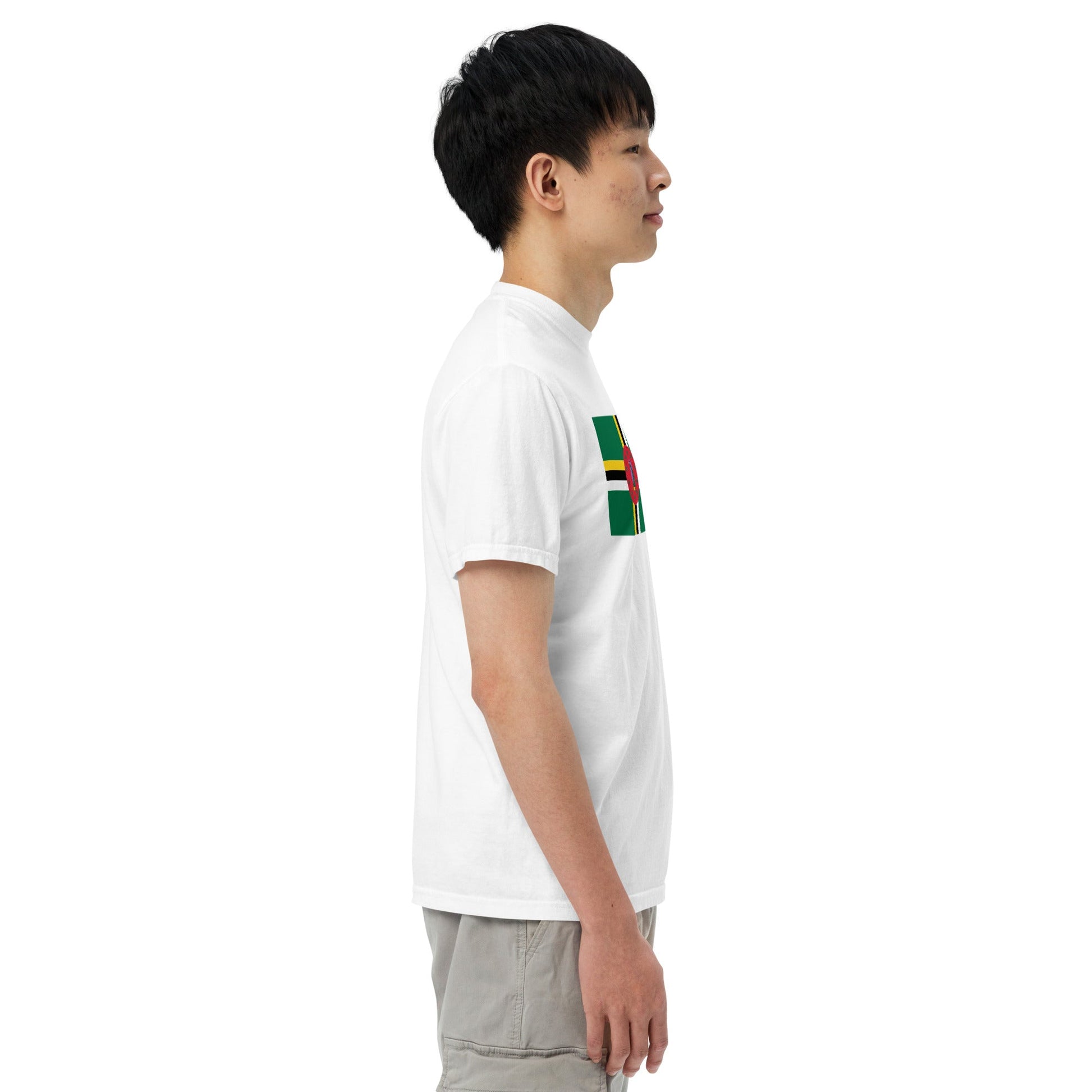 Dominica 1 flag shirt in true navy, size 2X large