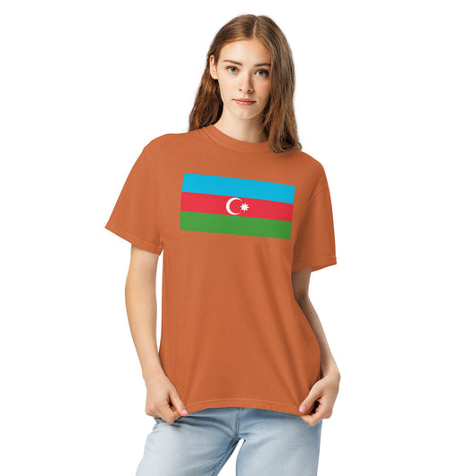 Azerbaijan heritage shirt, black, size medium