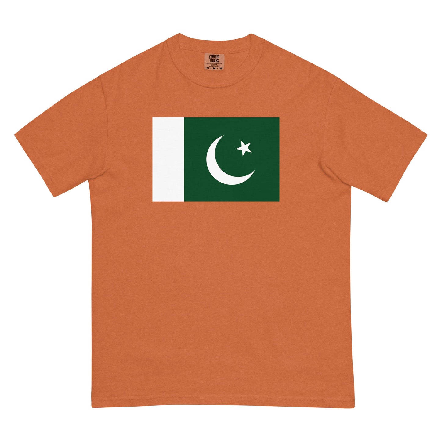Bold Pakistan flag design tee in black, small
