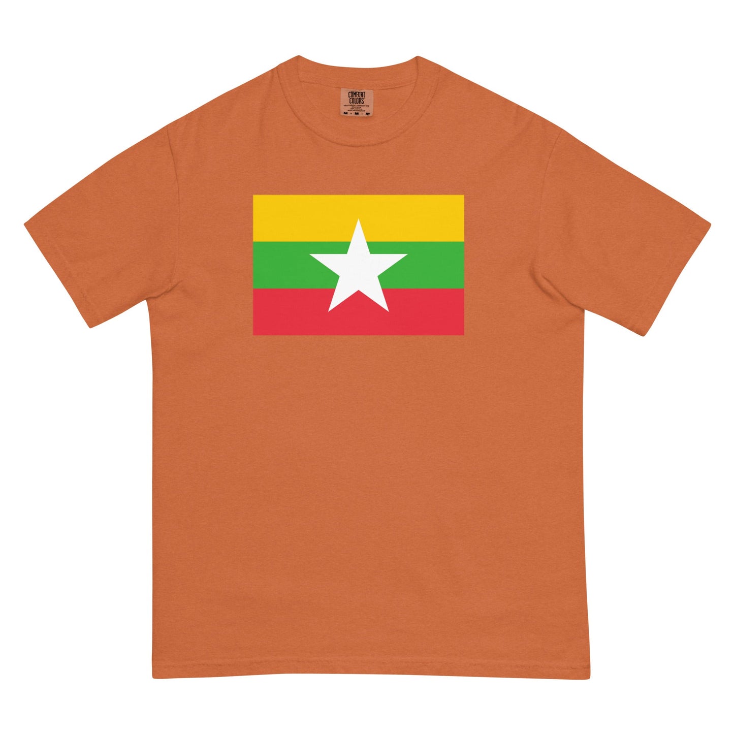 Myanmar Burma pride shirt in hemp – unisex, large