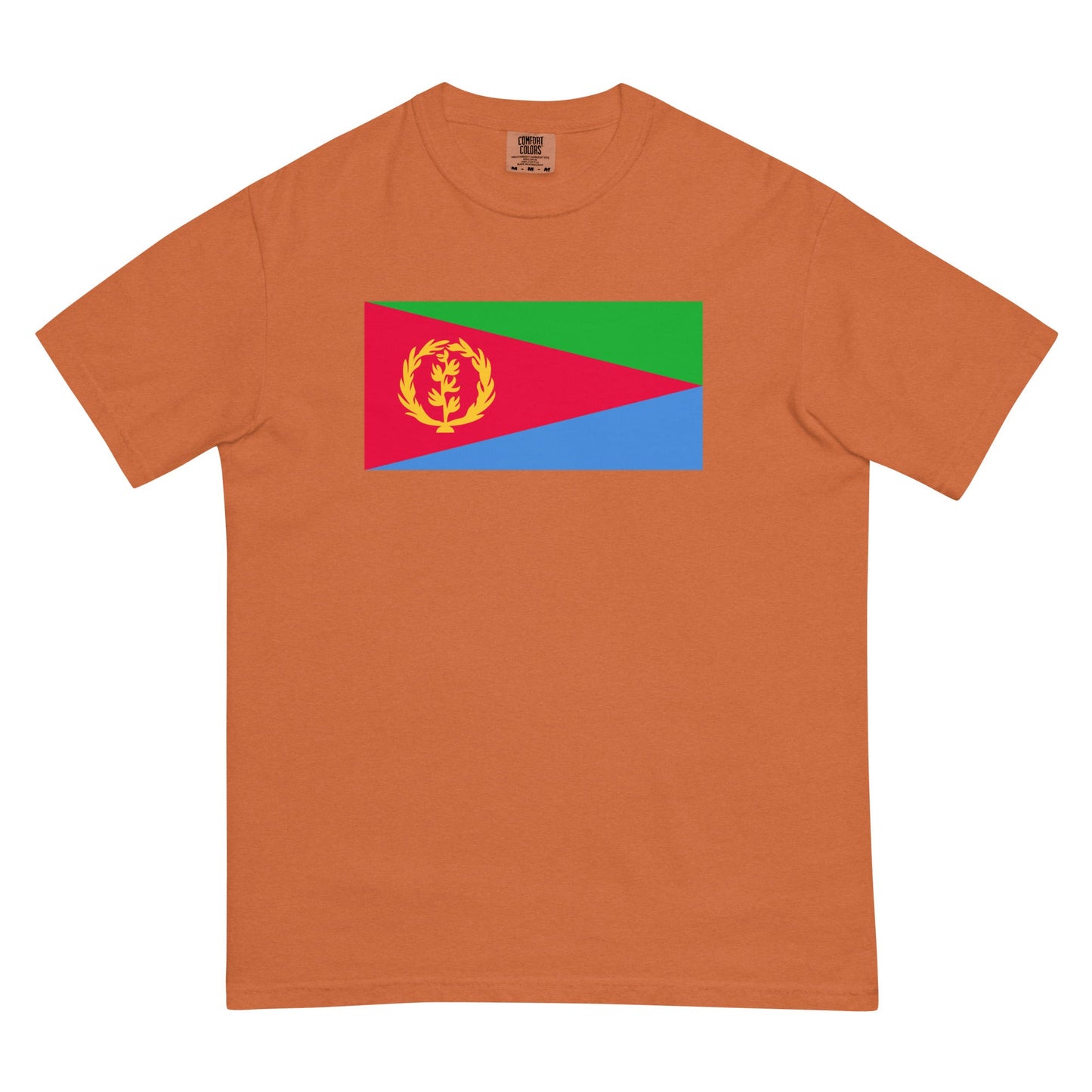 Eritrea flag shirt in espresso, size 2X large