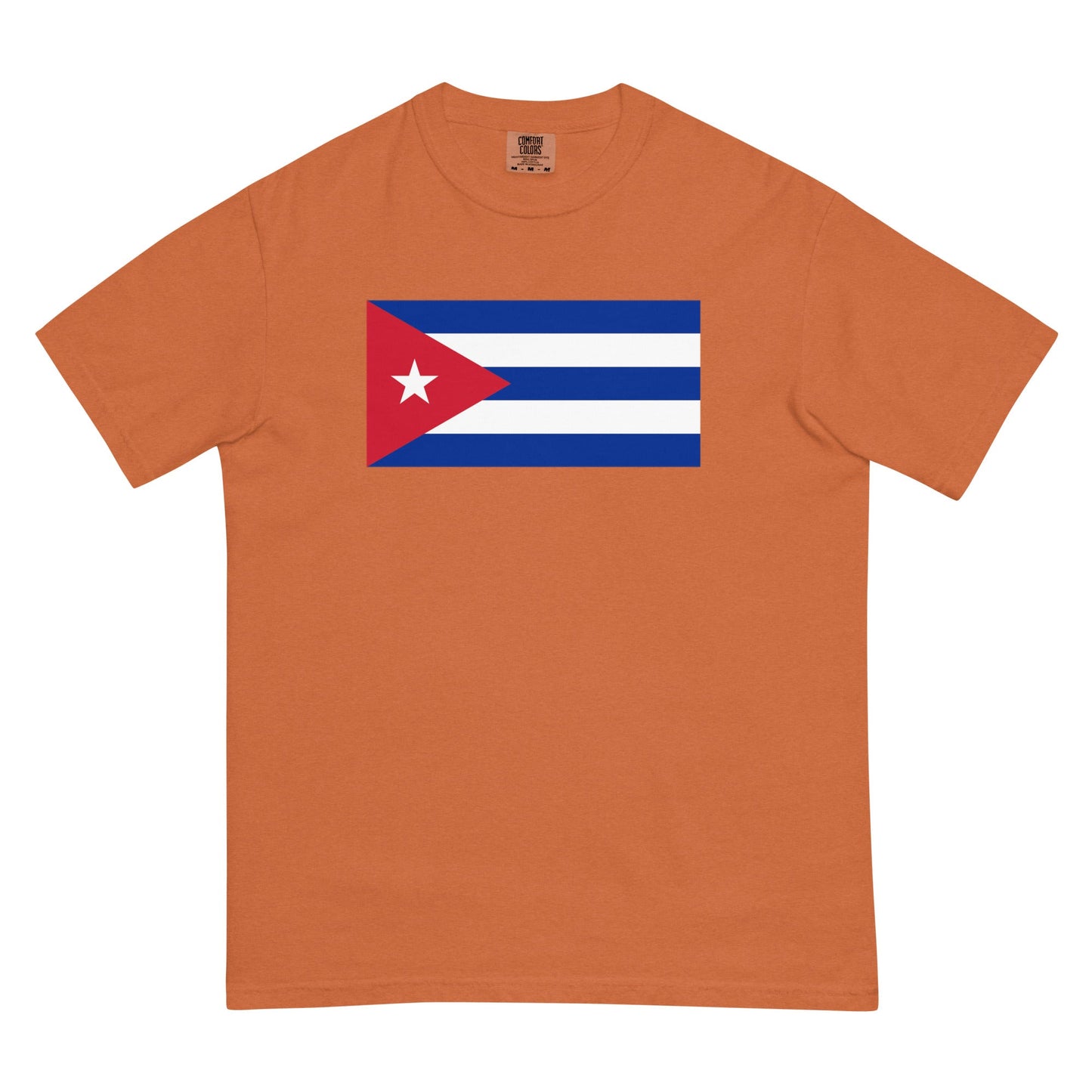 brick shirt with Cuba flag design, 2X large