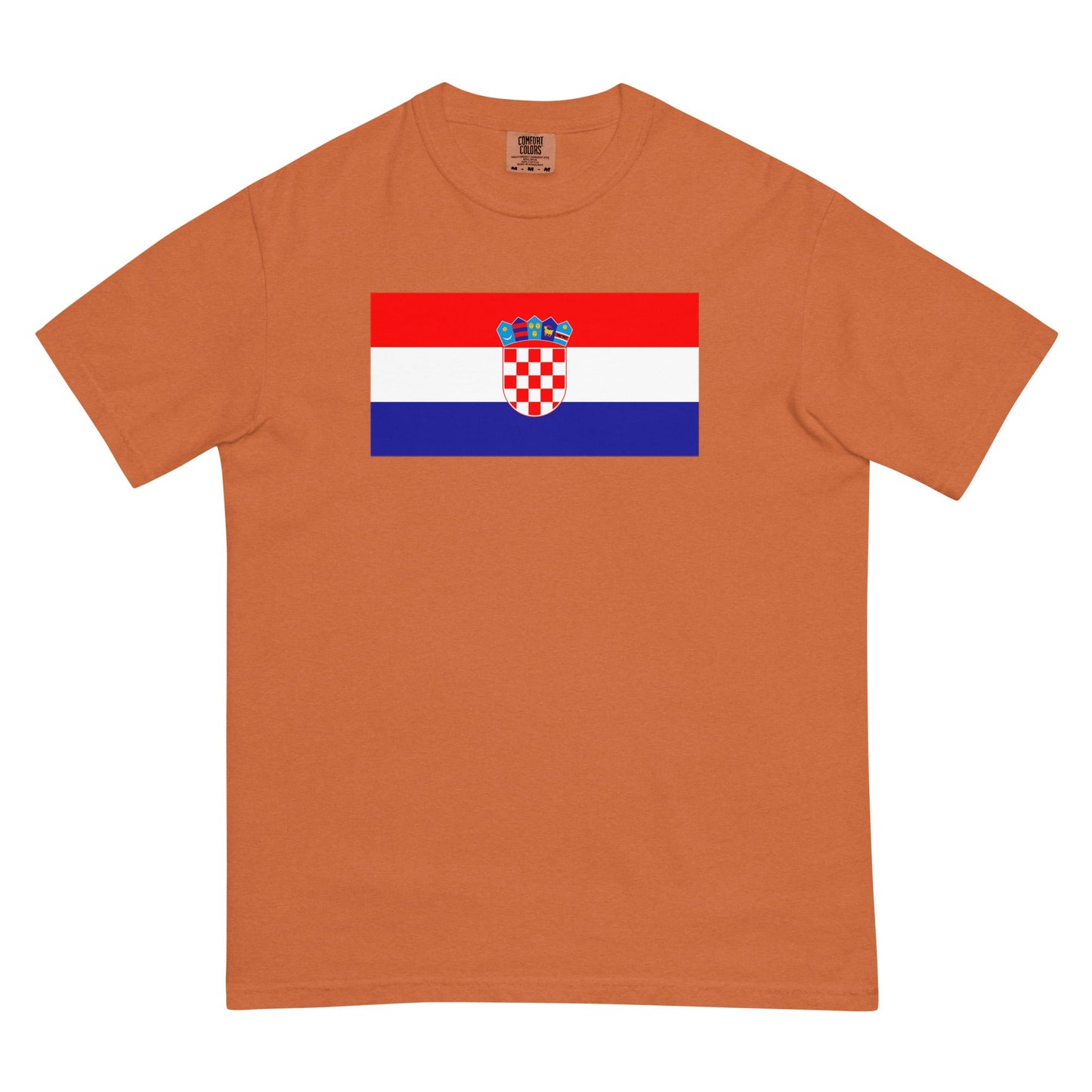 Croatia pride shirt in berry – unisex, 4X large