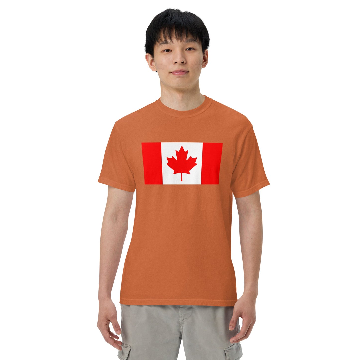 black shirt with Canada flag design, 3X large