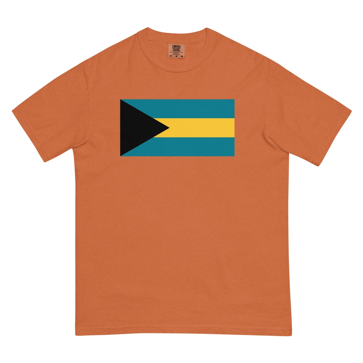 Flag tee representing Bahamas in espresso, 2X large