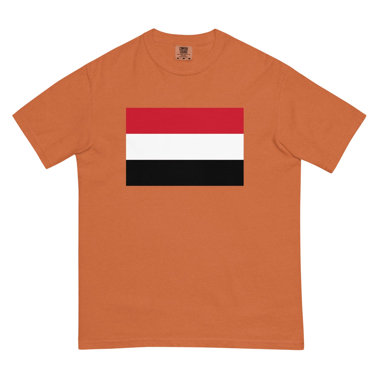 flo blue shirt with Yemen flag design, 3X large
