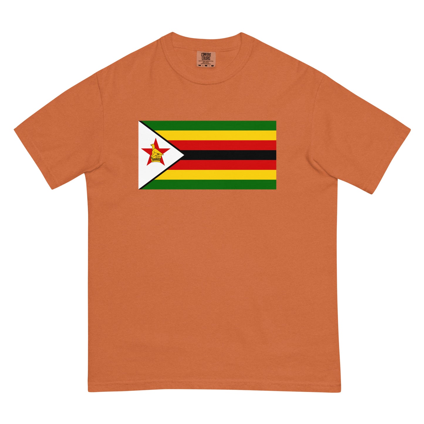 Zimbabwe pride shirt in granite – unisex, small