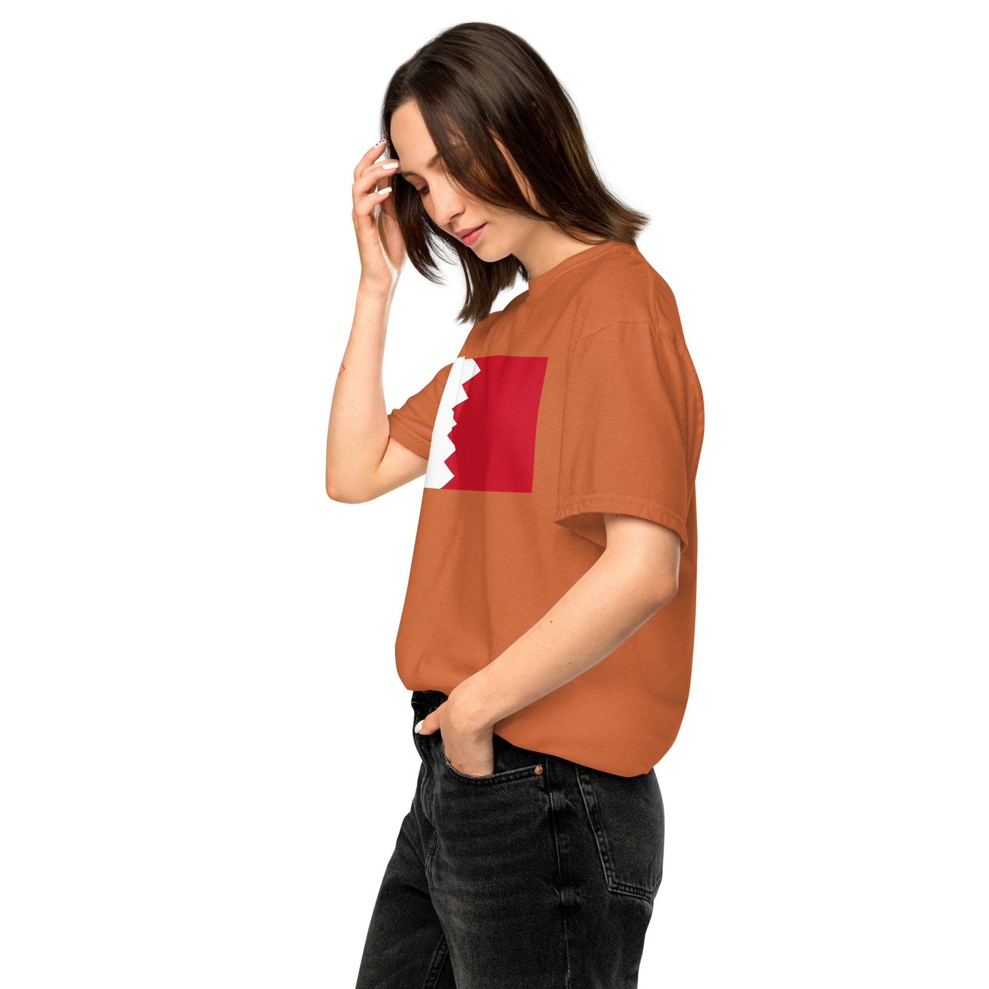 Bahrain national shirt, large, in blue spruce