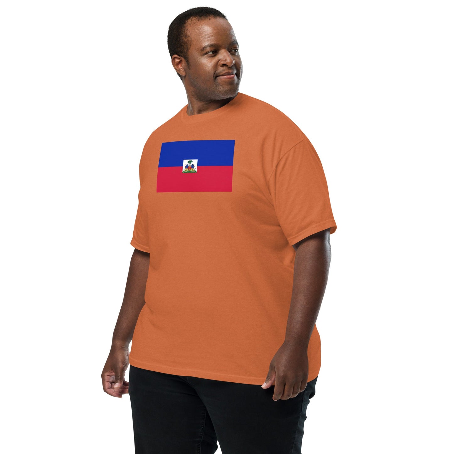 Haiti national shirt, medium, in true navy