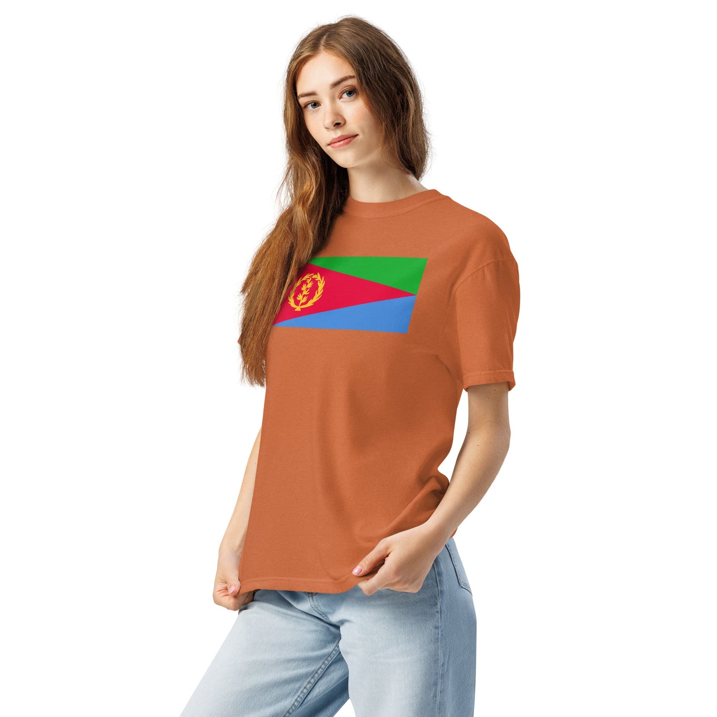 true navy flag shirt for Eritrea – size extra large