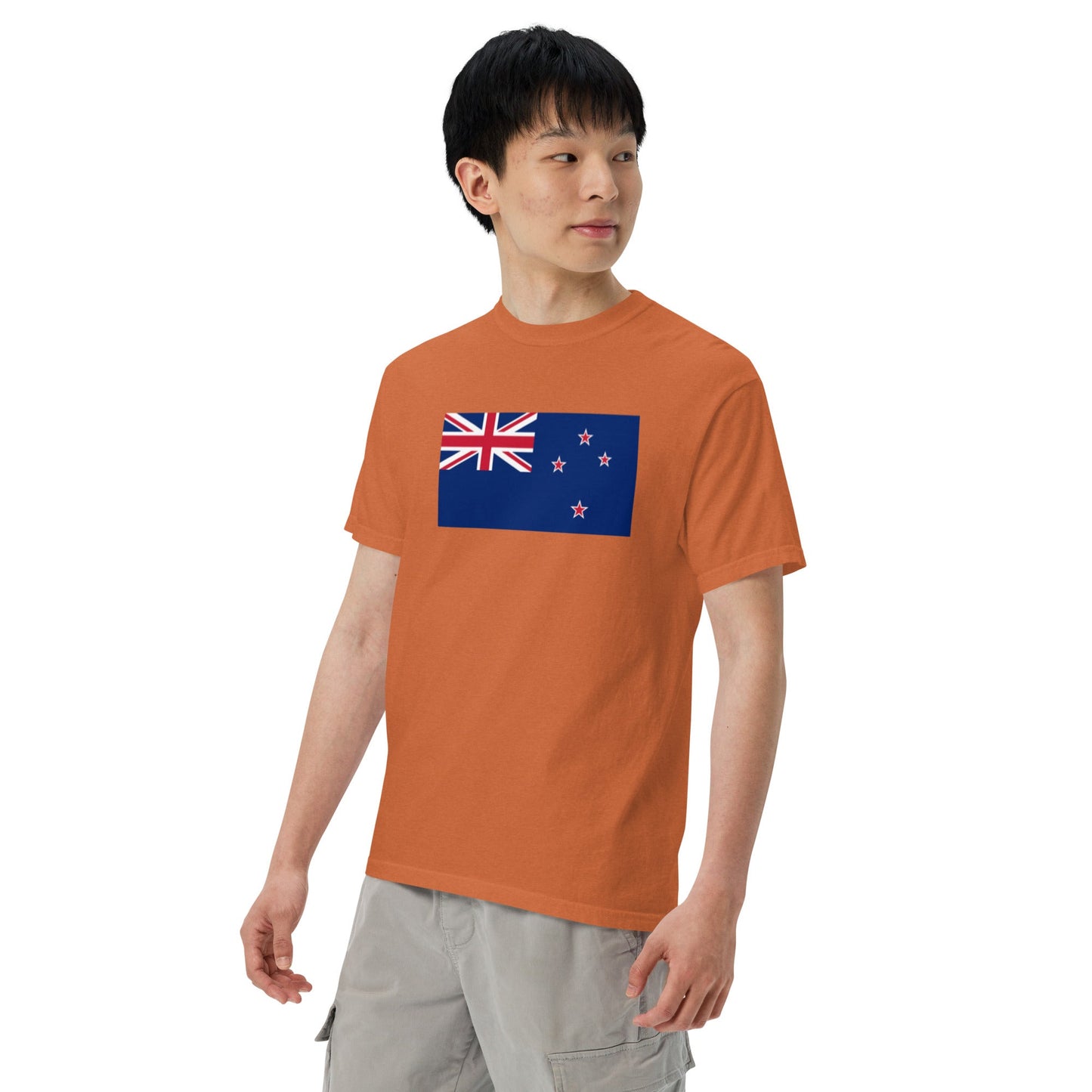 New Zealand 1 pride shirt in true navy – unisex, large