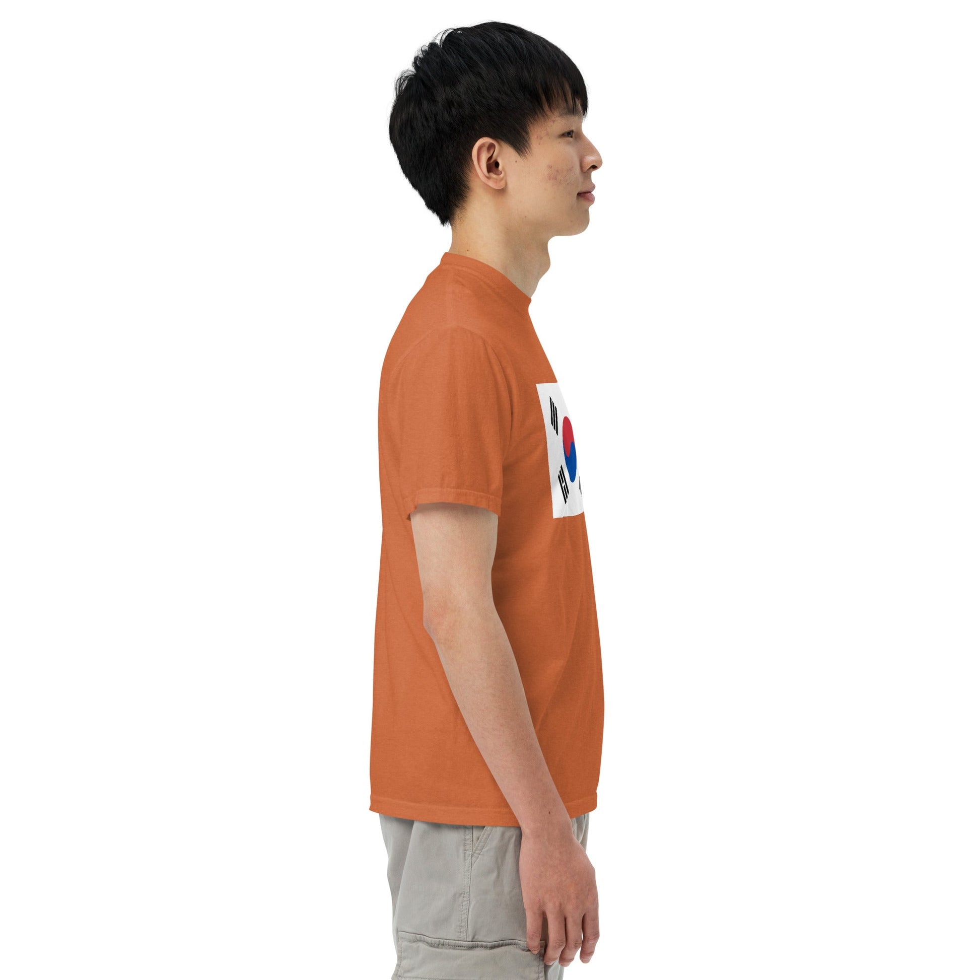 Flag tee representing South Korea in brick, 3X large