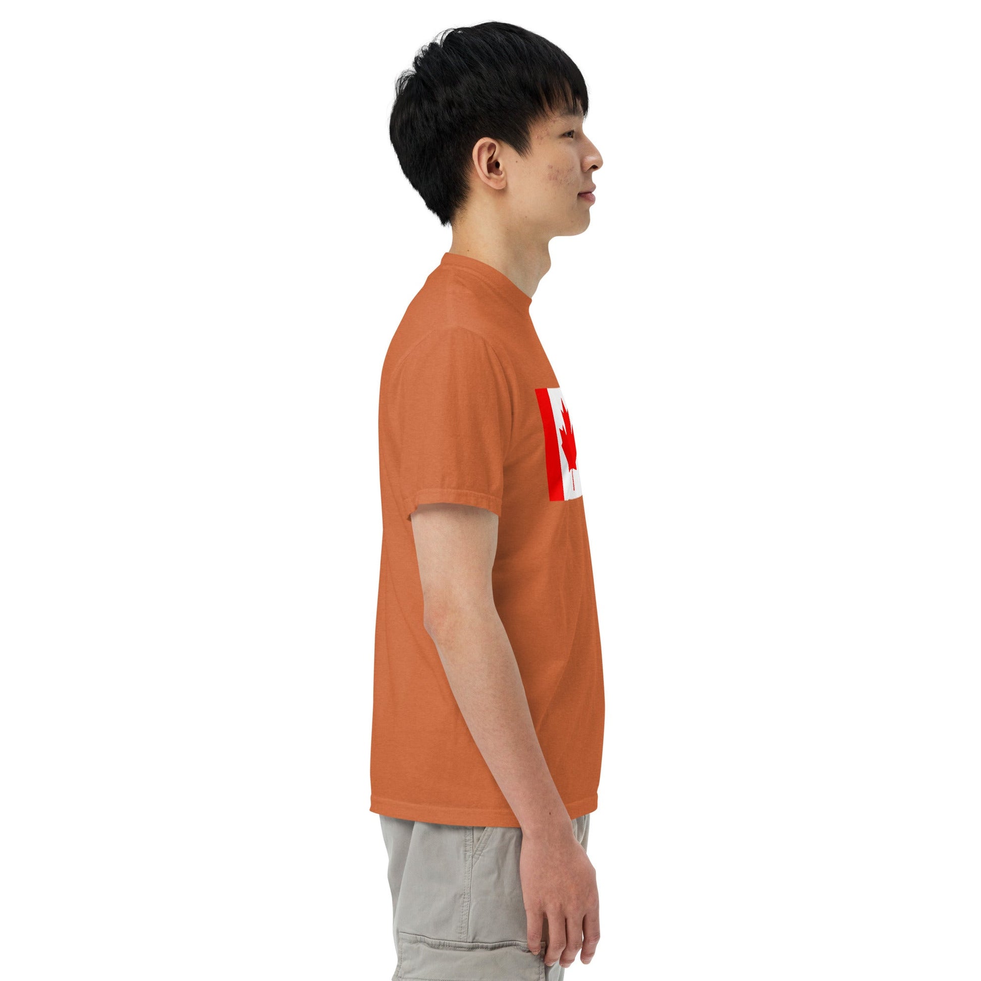 true navy shirt with Canada flag design, small